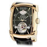 帕玛强尼TOURBILLON系列PF011254.01 18K包玫瑰金 黑盘 男士真陀飞轮手动机械表